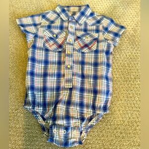 Wrangler baby onesie